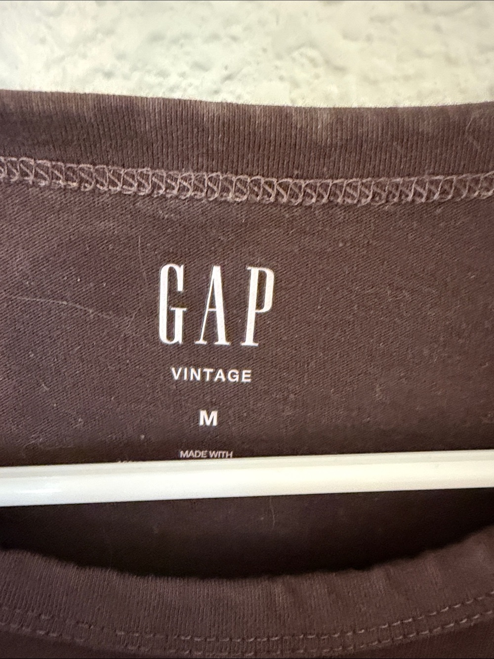 GAP Women's Short Sleeve Tee — Chocolate Brown - Picture 2 of 3